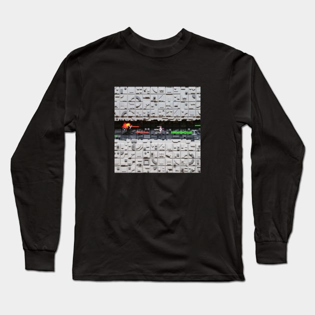 Stay On Target Long Sleeve T-Shirt by HallStudio